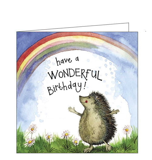 Sunshine Hedgehog - Alex Clark card