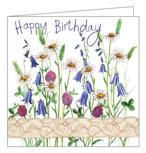 Alex Clark cards country flowers birthday card
