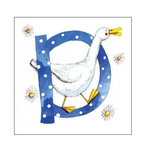 Alex Clark d duck alphabet tile
