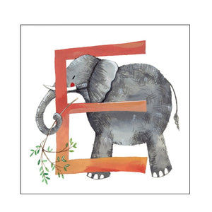 Alex Clark e elephant alphabet tile