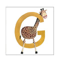 Alex Clark g giraffe alphabet tile