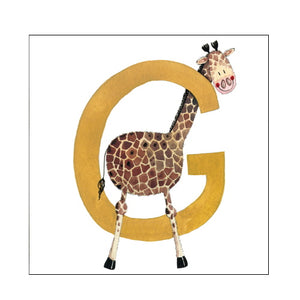 Alex Clark g giraffe alphabet tile