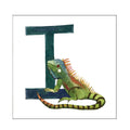 Alex Clark i iguana alphabet tile