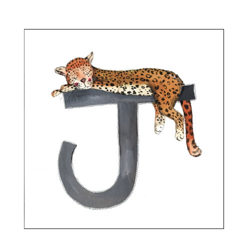 Alex Clark j jaguar alphabet tile