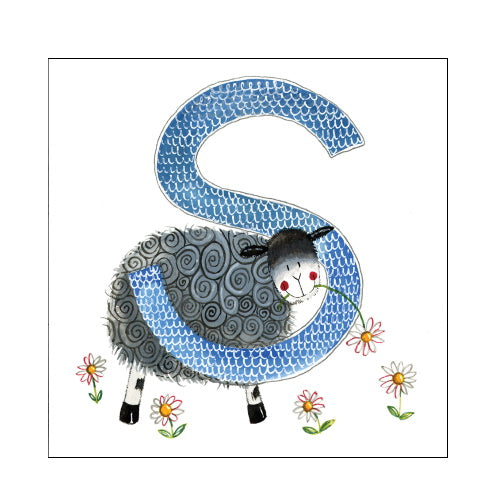 Alex Clark s sheep alphabet tile