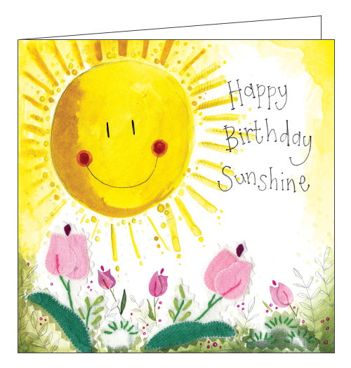 Sunshine and Flowers Alex Clark birthday card