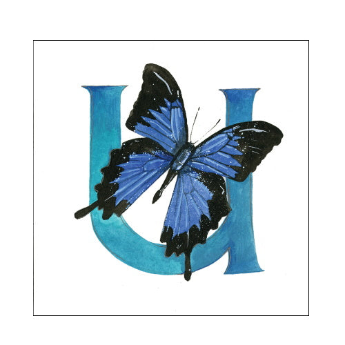 Alex Clark u ulysses butterfly alphabet tile