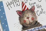 Alex Clark Happy Birthday from the cat Little Sprinkles card Nickery Nook