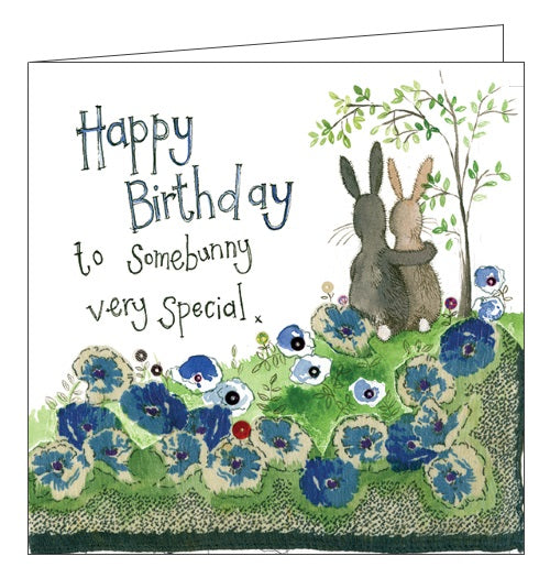 Alex Clark for her bunnies rabbits someone very special Happy Birthday Dear Friend Birthday card Nickery Nook