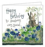 Alex Clark for her bunnies rabbits someone very special Happy Birthday Dear Friend Birthday card Nickery Nook