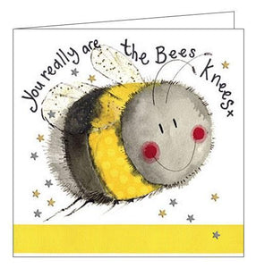 Alex Clark you really are the bees knees love thank you blank card Nickery Nook