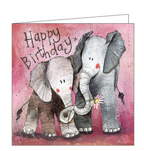 The Two Nellies - Alex Clark Birthday Card