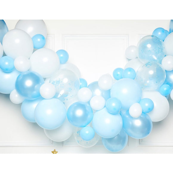 Blue and White - DIY Balloon Garland Kit