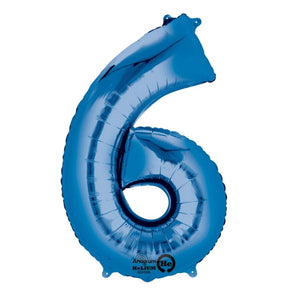 6 - Large Blue Helium-Filled Balloon