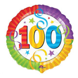 100th Birthday  - Helium-Filled Balloon - Various Designs