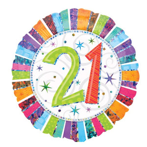 21st Birthday -Helium Balloon