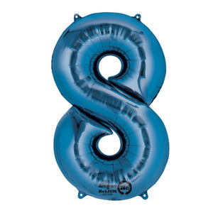 8 - Large Blue Helium-Filled Balloon