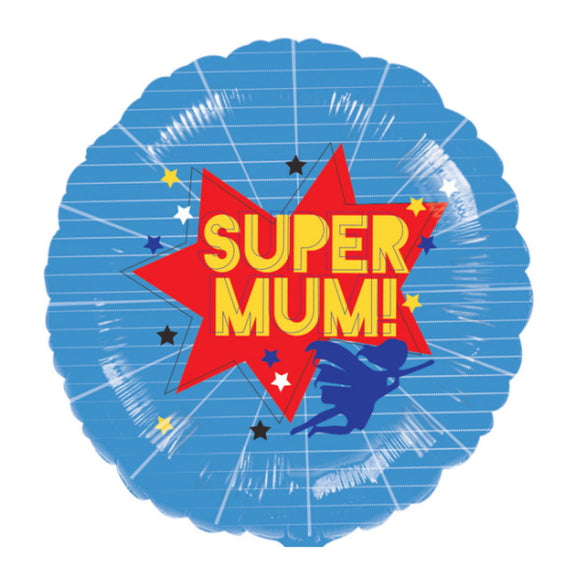 Super Mum ! - Helium Filled Balloon