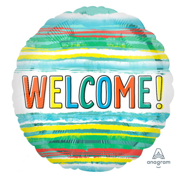 Welcome - Helium Filled Balloon