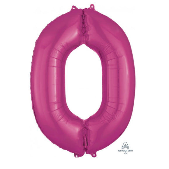 0 - Large Pink Helium-Filled Balloon