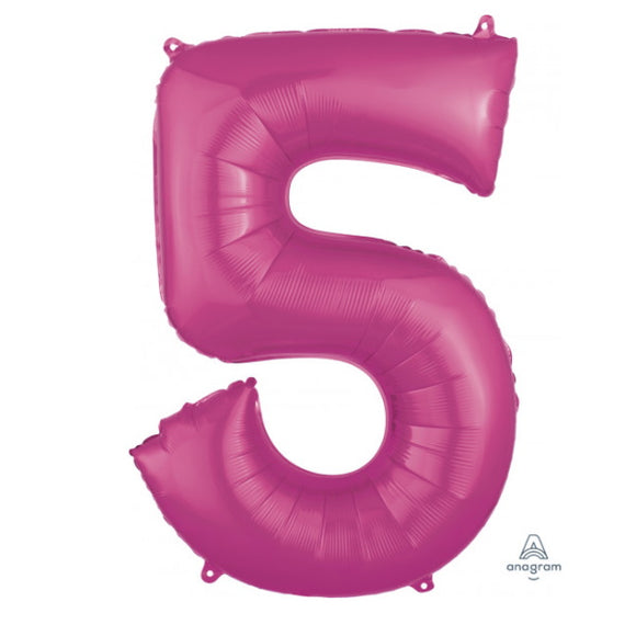 5 - Large Pink Helium-Filled Balloon