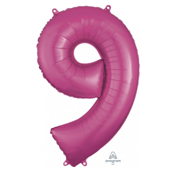 9 - Large Pink Helium-Filled Balloon