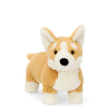 Betty Corgi from Jellycat may not be royal but she's just as elegant as any pampered pooch. This genial sweetie has ginger fur with creamy splodges, cloud-soft paws and a lovely inky nose. Squat but splendid, Betty's a boss and always knows the best paths for walkies!