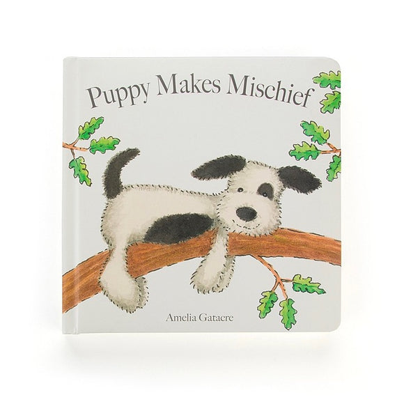 Just the present for cheeky babies, 'Puppy Makes Mischief' is so much fun. Slide down bannisters with this dizzy dog, as he plays and waits for his pal to come home. A tough board book with a tender heart - perfect for little readers.