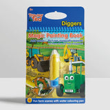 From Tractor Ted this magic colouring book is an excellent mess-free activity that will keep children entertained wherever they are! Four fantastic digger and machinery pictures to "paint" using the water pen. See the hidden colours magically appear. Use again and again! The perfect little book to take on trips out.