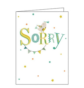 Cherry Orchard sorry belated birthday card Nickery Nook