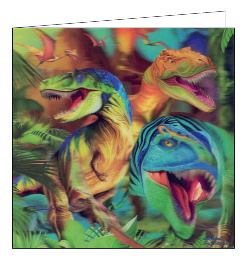 Dino Smiles - 3D Live Life Cards