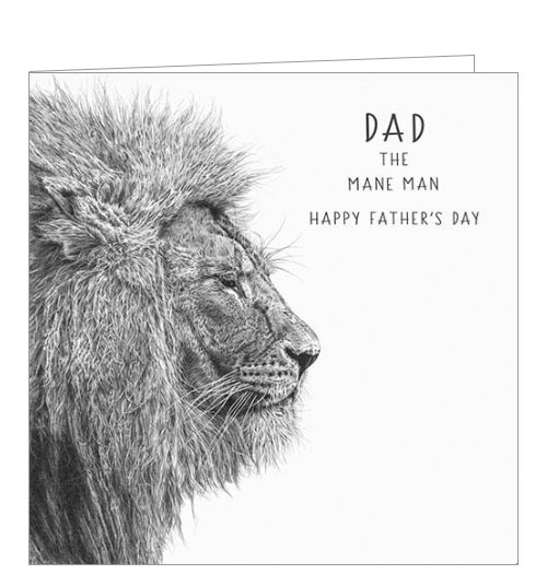 Dad, The MANE Man - Father's Day card