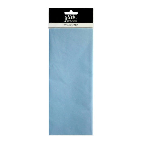 Glick baby blue tissue paper