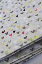 Glick luxury heart print tissue paper close up