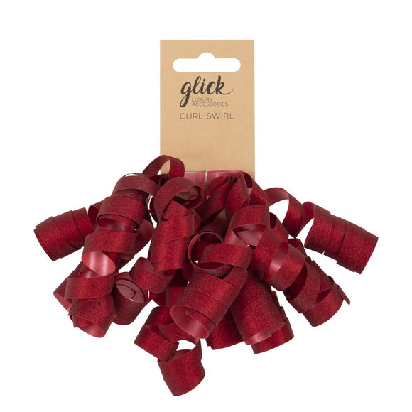 Red Curl Swirl - gift wrapping