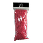 Glick red shredded tissue paper