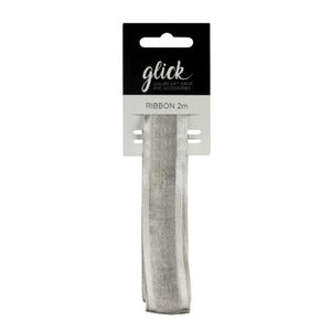 Glick silver 2m ribbon