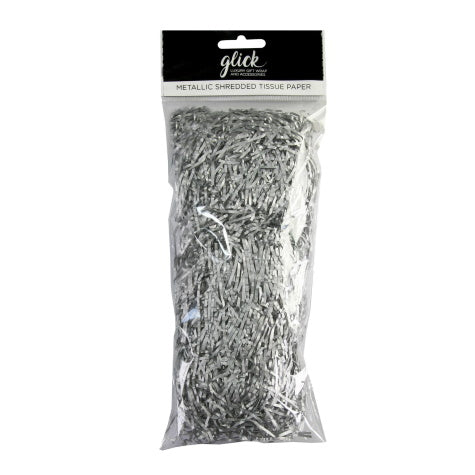 Silver Shredded Tissue Paper