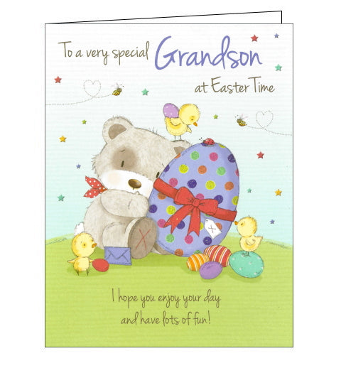 To a very special Grandson - Easter card