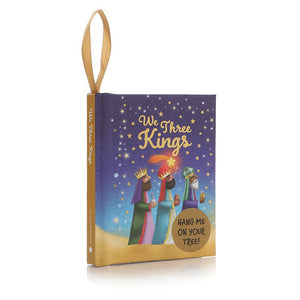 A decoration and a Christmas read in one, this lovely tiny little 48-page book contains the lyrics to the classic Christmas song "We Three Kings", complete with illustrations to match the lyrics.  This book measures 9cm x 7.5cm and comes with a ribbon loop to hang it on the Christmas tree.