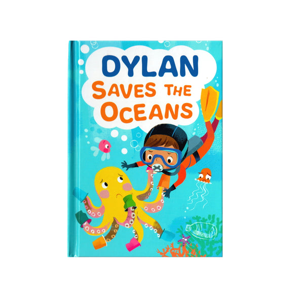 You can lead the charge, Dylan. It's your time to be brave. Be the Guardian of the Seas and save the rolling waves.  These personalised story books are both fun and educational. Written by J. D. Green, with illustrations by Ela Smietanka this children's story book makes you the star with an important story about saving the oceans and understanding the cost of single-use plastics.