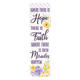 Hope, faith, miracles - Magnetic bookmark
