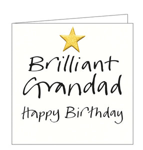 Brilliant Grandad - Birthday card