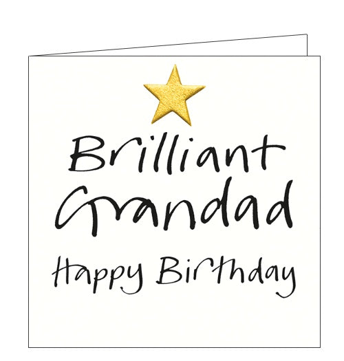 Brilliant Grandad - Birthday card