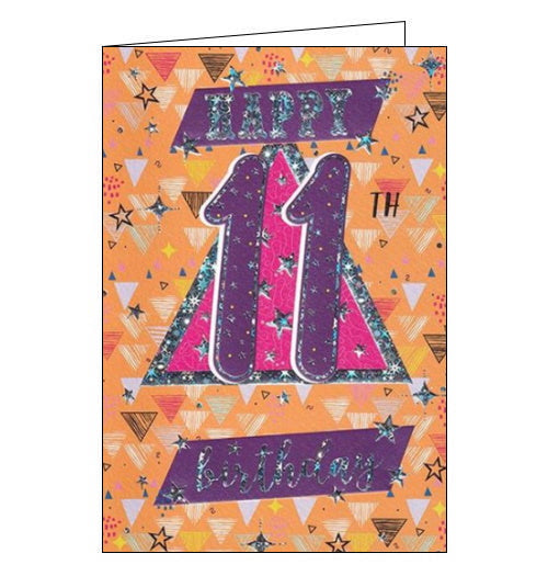 Happy 11th Birthday Card