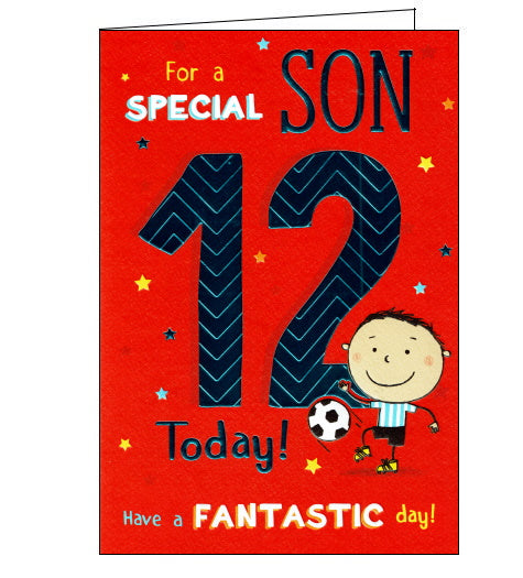 ICG 12th birthday card for son