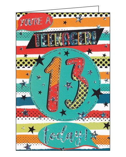 Happy 13th Birthday card