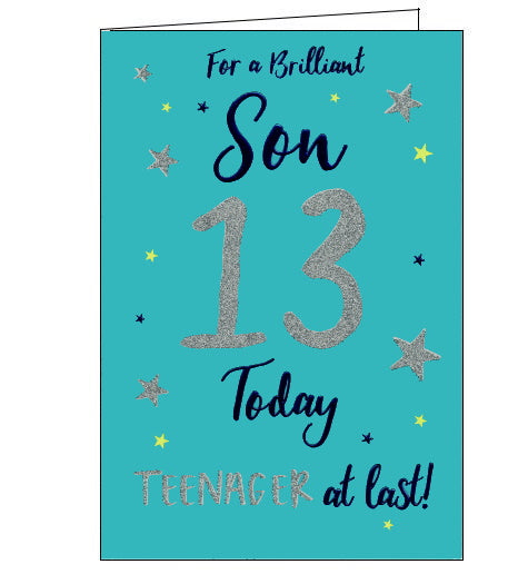 ICG 13th birthday card for son