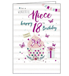 ICG 18th birthday card for niece