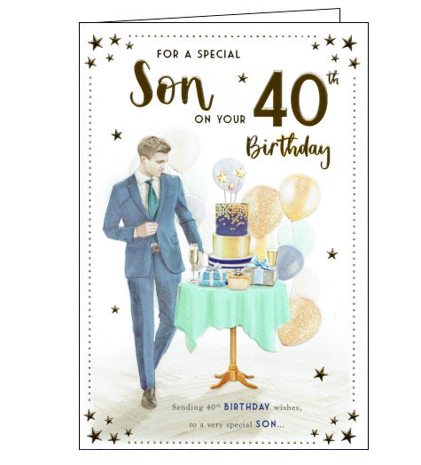 ICG 40th birthday card for son 1